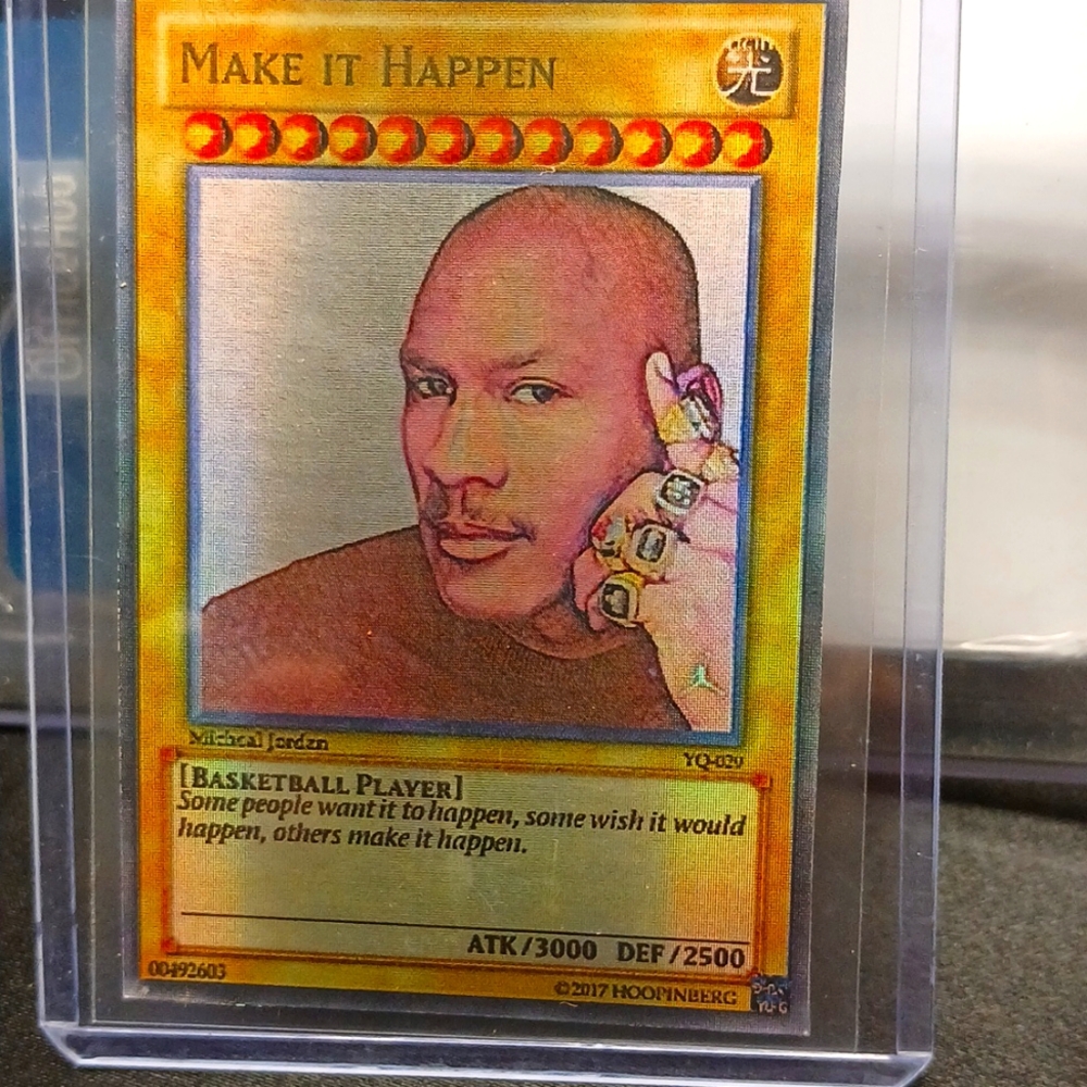 Yu Gi Yo Michael Jordan Card